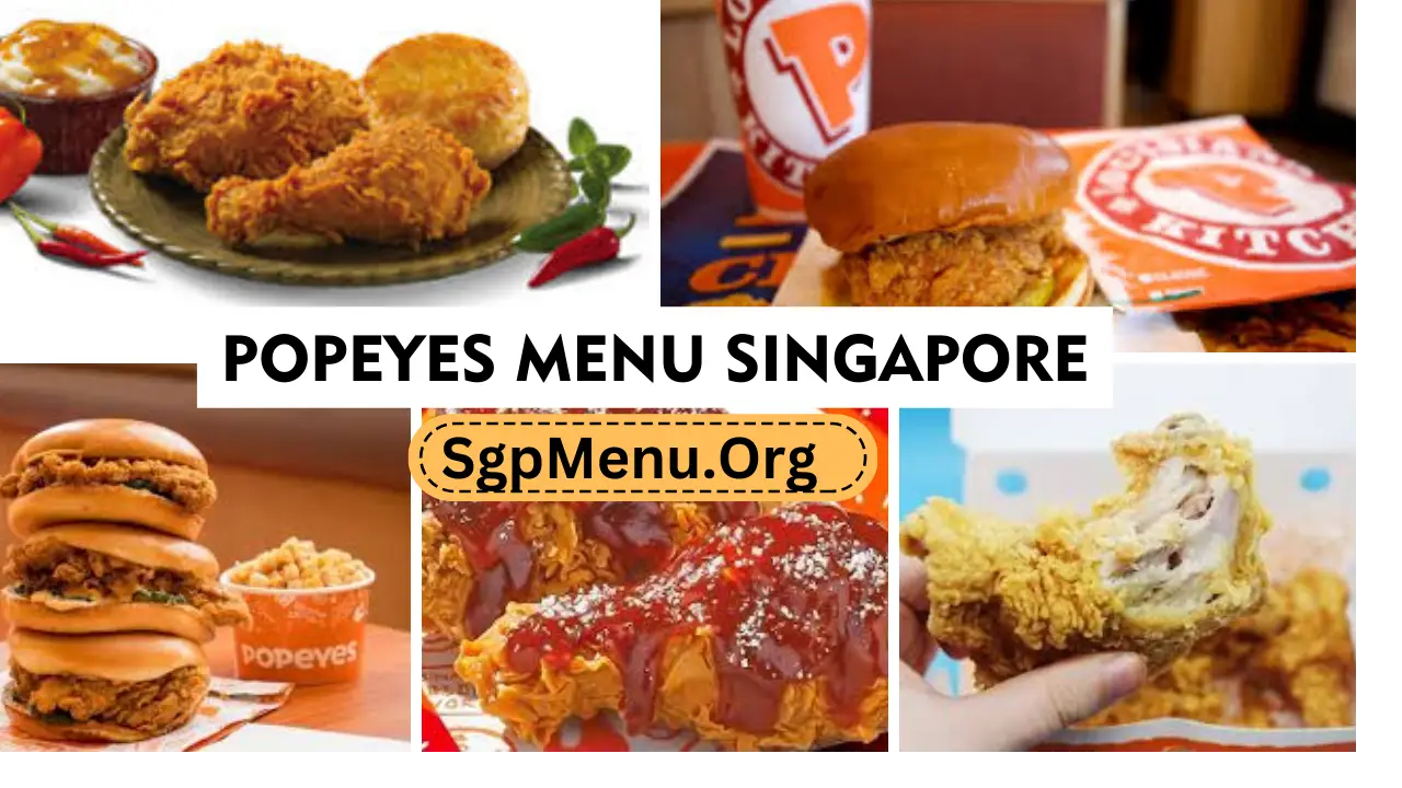 Popeyes Menu Singapore