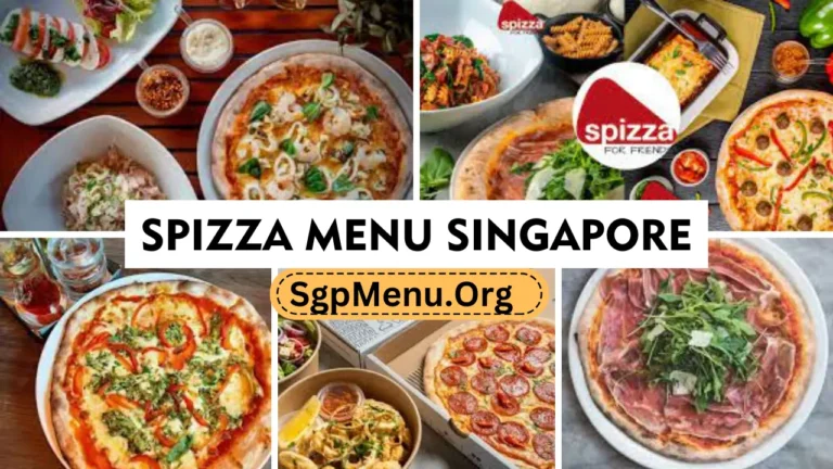 Spizza Menu Singapore | Updated Prices 2024