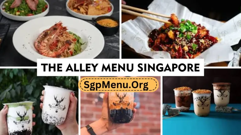 The Alley Singapore Menu | Updated Prices 2024