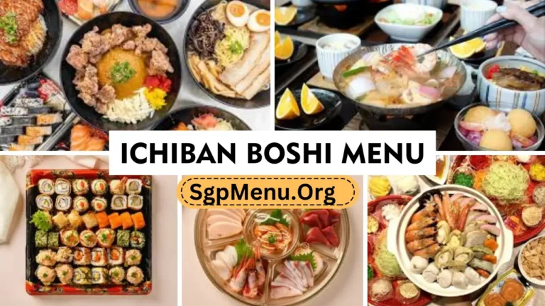 Ichiban Boshi Menu Singapore Prices 2024