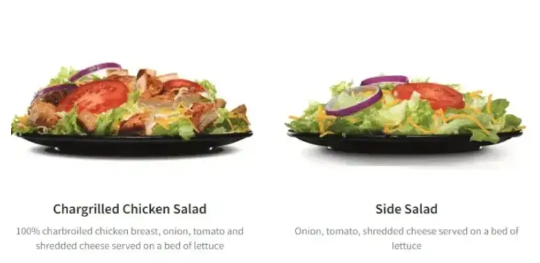 Carl’s Jr Salads Menu 